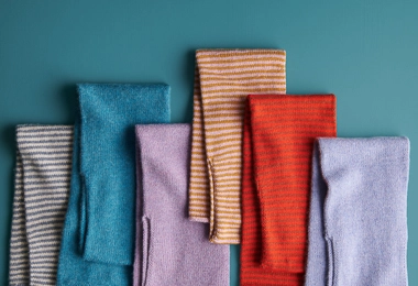 Keyhole Scarf in Stripes + New Colors