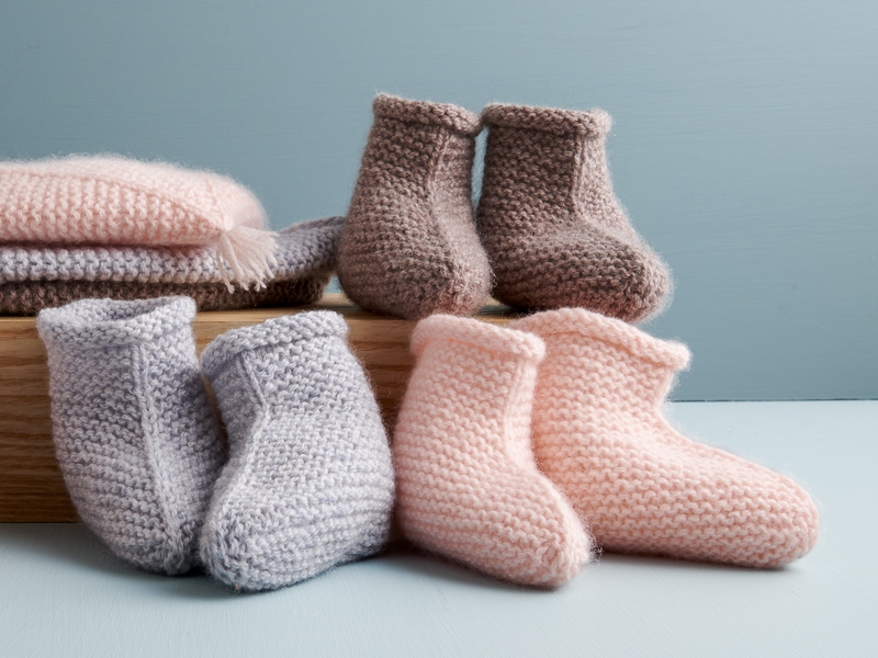 Little Garter Hat + Booties | Purl Soho
