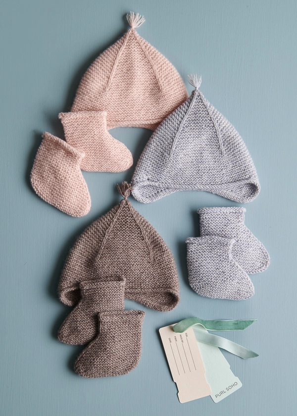 Little Garter Hat + Booties | Purl Soho