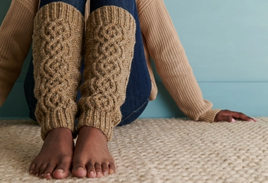 Classic Cable Leg Warmers