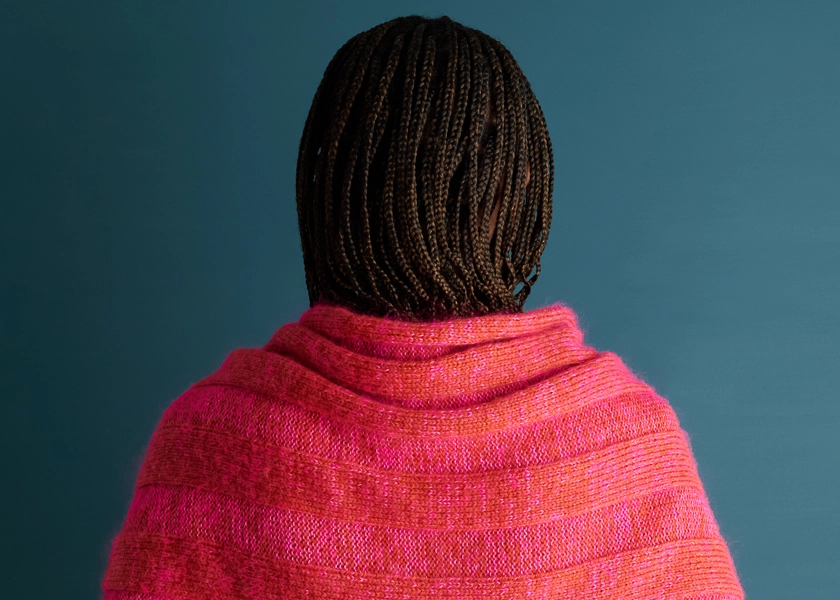 Wide Rib Wrap | Purl Soho