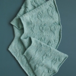 free Blossoming Wrap knitting pattern in Partridge Superwash yarn