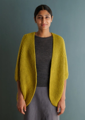 Ainur Berkimbayeva For Purl Soho: Cocoon Cardigan | Purl Soho
