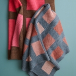 free Fenestra Blankets knitting pattern in Note and Nine-Note Bundle yarn