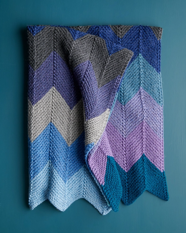 Vintage Chevron Blanket | Purl Soho