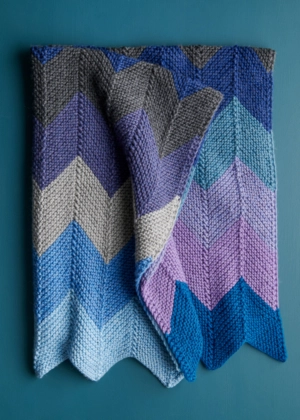Vintage Chevron Blanket | Purl Soho