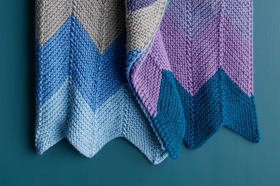 Vintage Chevron Blanket | Purl Soho