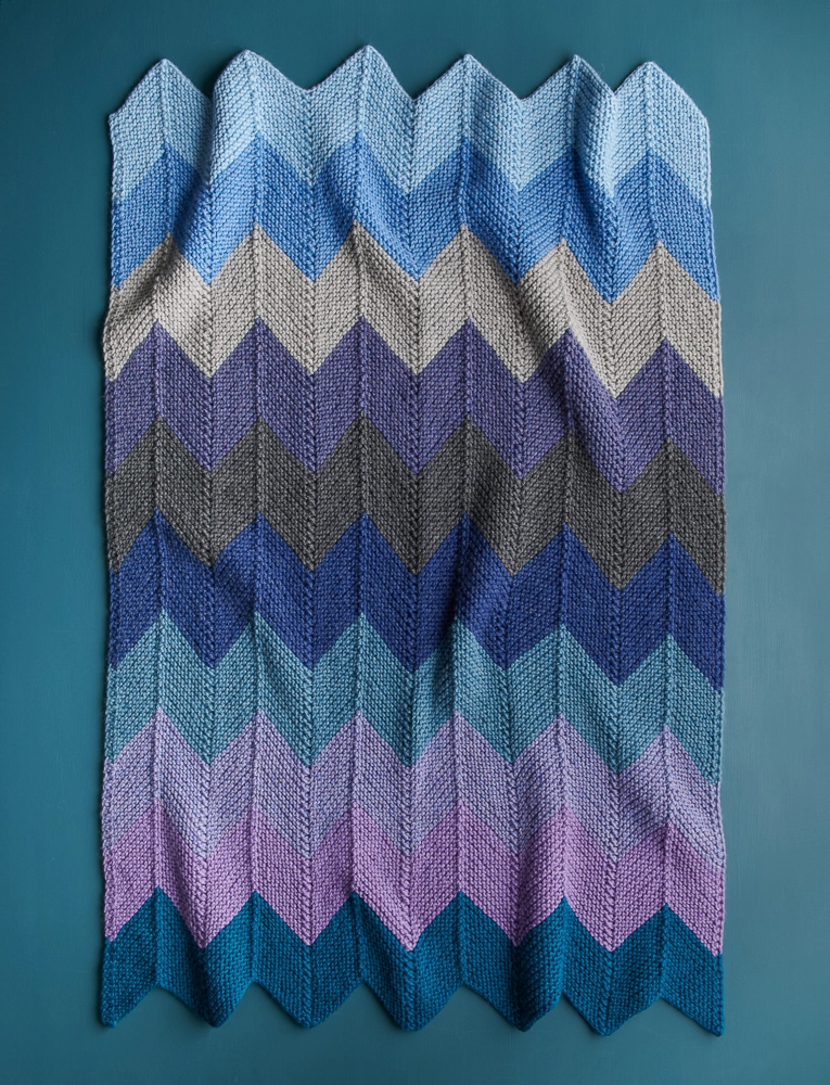 Vintage Chevron Blanket | Purl Soho
