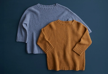 Julie Hoover For Purl Soho: Addison in New Yarns + Colors