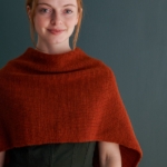 free Poetic Poncho knitting pattern in Purl Soho's Vinter Wool yarn