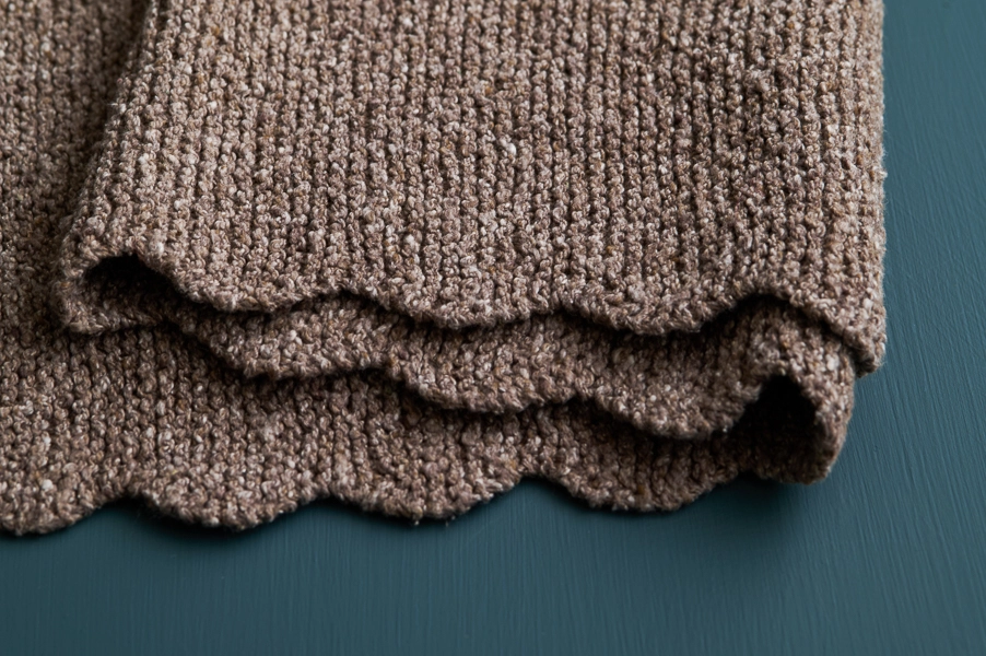 Easy Scalloped Washcloth + Hand Towels | Purl Soho