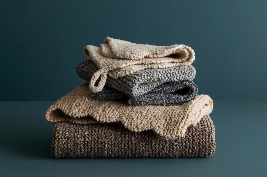 Easy Scalloped Washcloth + Hand Towels | Purl Soho