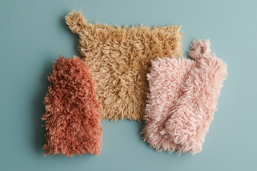 Fluffy Washcloth + Mitt | Purl Soho