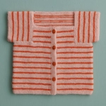 Little Baby Sweater, a free knitting pattern in Purl Soho's Quartz yarn