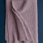 free Tin Ceiling Blanket knitting pattern in Purl Soho's Cotton Pure On A Cone yarn