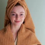 free Hot Springs Towel Set knitting pattern in Purl Soho's June Worsted yarn