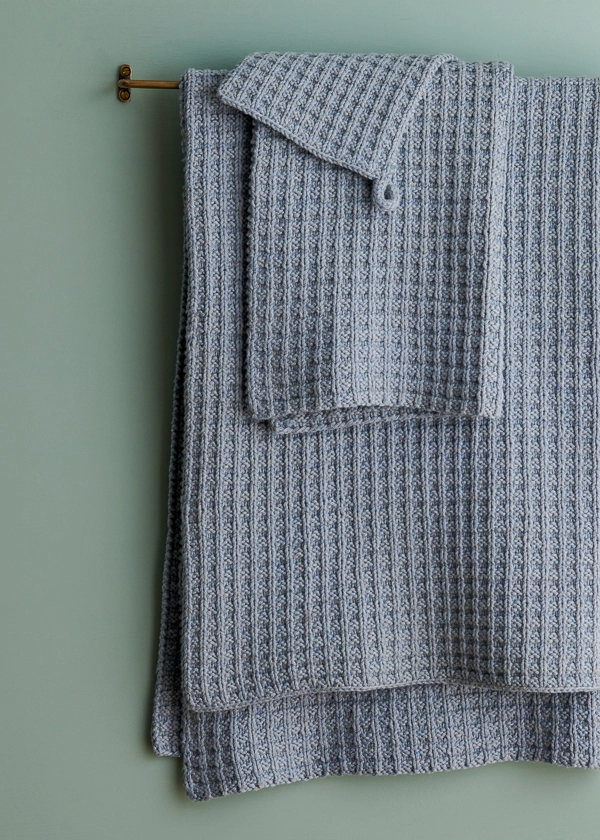 Hot Springs Towel Set: Free Towel Knitting Pattern