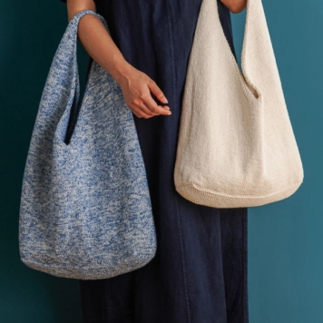 Kit + Caboodle Tote: Free Bag Knitting Pattern