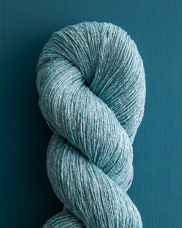 Botanical Lace Wrap in Cattail Silk | Purl Soho