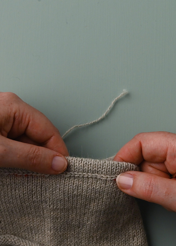 Knit Hem With Crochet Bind Off | Purl Soho
