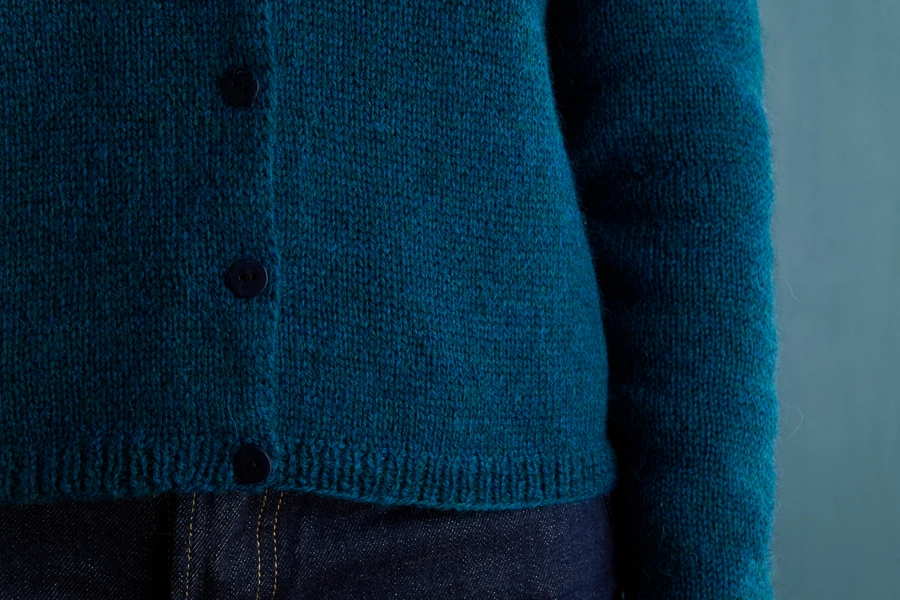 Classic Crewneck Cardigan in New Yarn | Purl Soho