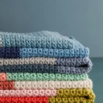 free Crochet Super Easy Baby Blanket crochet pattern in Purl Soho's Daily Wool yarn
