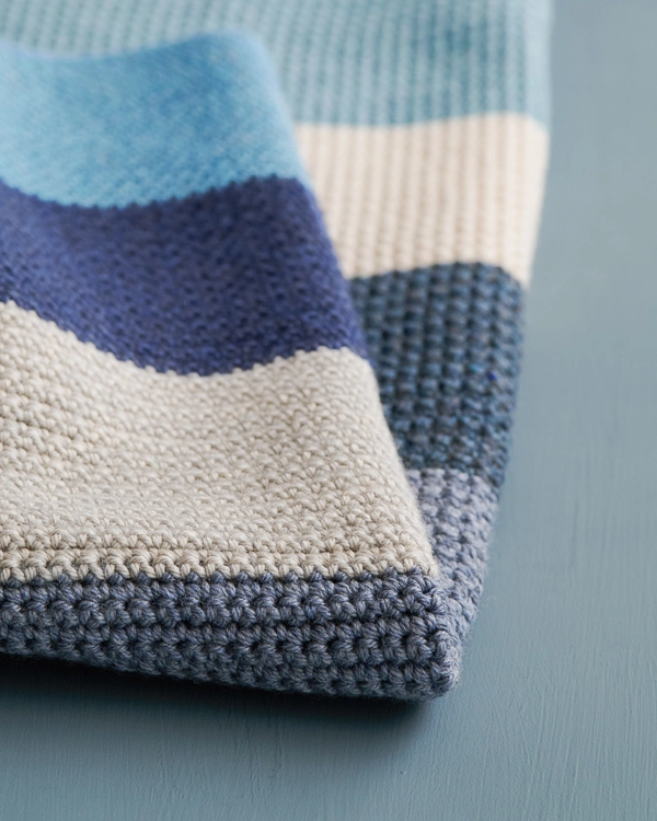 Crochet Super Easy Baby Blanket in Daily Wool | Purl Soho