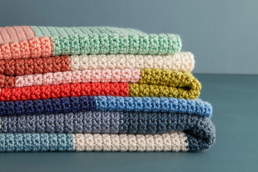 Crochet Super Easy Baby Blanket in Daily Wool | Purl Soho