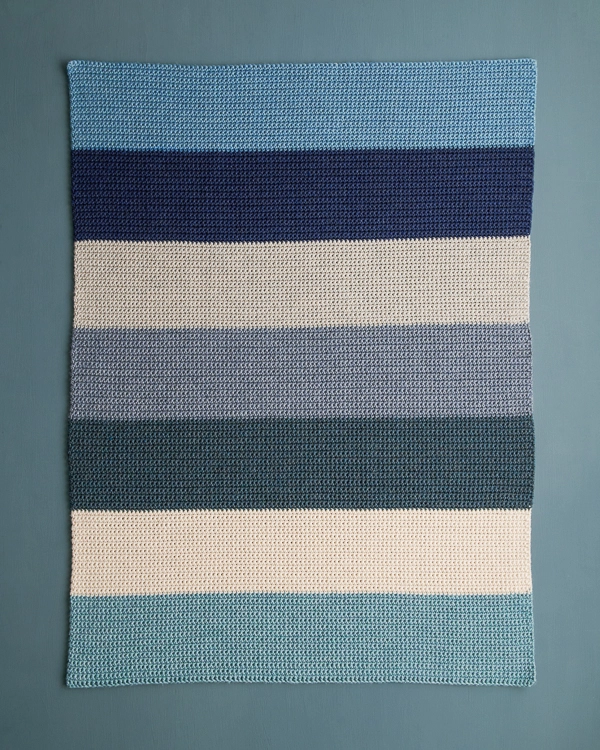 Crochet Super Easy Baby Blanket in Daily Wool | Purl Soho