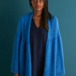 Arc Shawl free Arc Shawl knitting pattern in Purl Soho's Season Alpaca and Tussock yarns