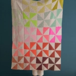 Pinwheel Blanket free Pinwheel Blanket knitting pattern by Ksenia Naidyon in Purl Soho's Linen Quill yarn