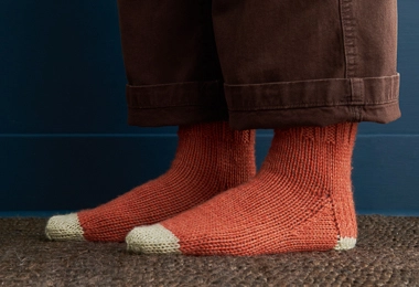 Boot Socks in Daily Wool Worsted