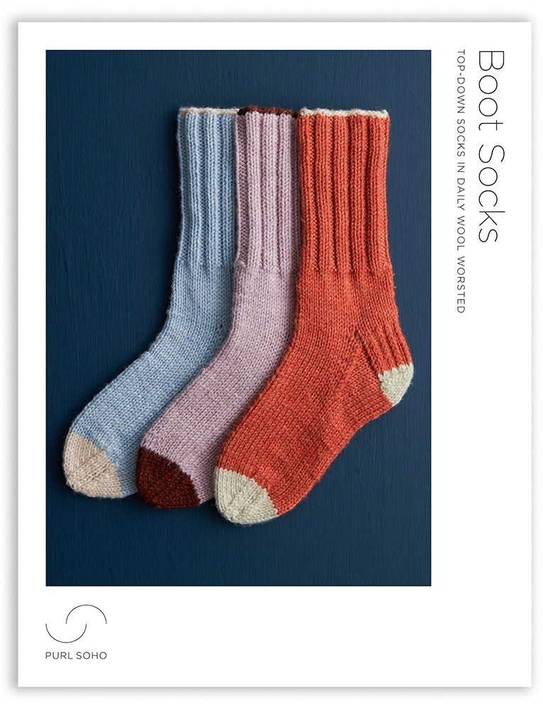 Boot Socks in Daily Wool Worsted | Purl Soho
