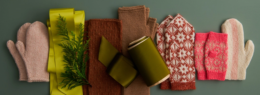 Free hand warmer, glove, and mitten knitting patterns perfect for gift knitting.