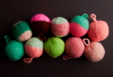 Colorpop Knitted Ornaments