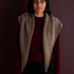 free True Knit Shawl knitting pattern in Purl Soho's Nigh Aran cashmere yarn