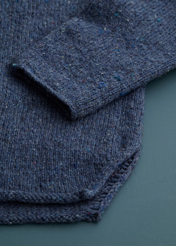 Top-Down Turtleneck Cardigan + Henley in Echo Wool | Purl Soho