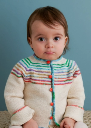 Painted Yoke Cardigan | Purl Soho