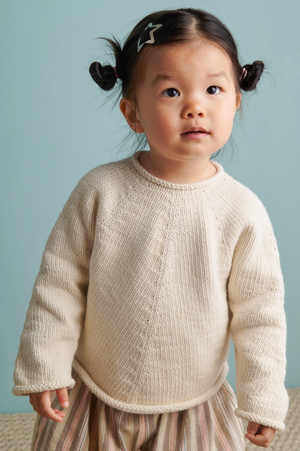 8-Spoke Yoke Pullover for Babies + Toddlers Knitting Pattern