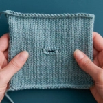 Horizontal One-Row Buttonhole knitting tutorial