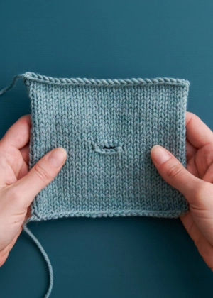 Horizontal One-Row Buttonhole | Purl Soho