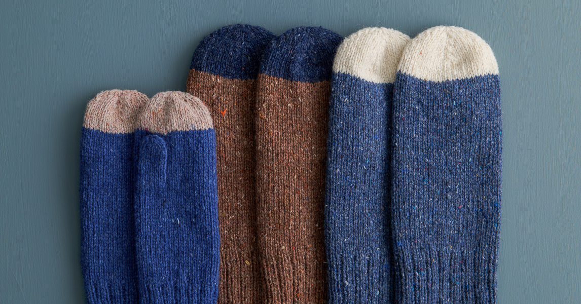 Mittens Color Color Tip Mittens: Free Mitten Knitting Pattern