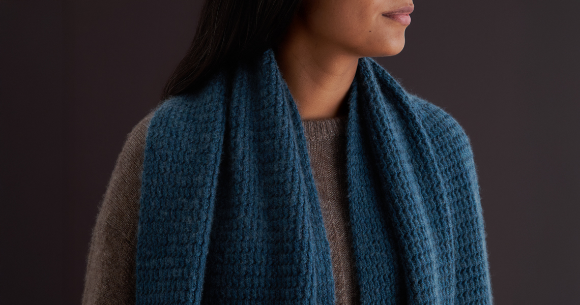 Catkin Wrap: Free Scarf Knitting Pattern