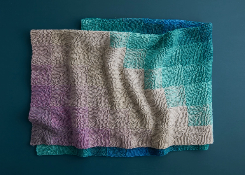 Mitered Corner Blanket | Purl Soho