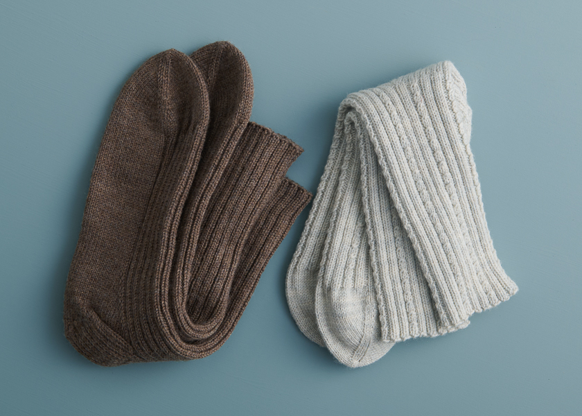 Toe-Up Socks in Stormy Superwash Sock | Purl Soho