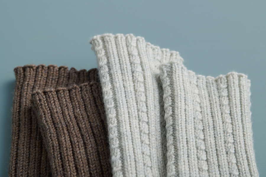 Toe-Up Socks in Stormy Superwash Sock | Purl Soho
