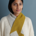 Point To Point Scarf free Point To Point Scarf knitting pattern in Purl Soho's Nigh DK yarn