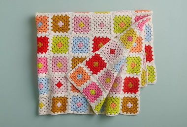 Sunny Day Granny Square Blanket