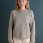8-Spoke Yoke Pullover for Adults in Purl Soho's Vinter Wool yarn