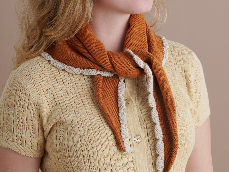Scallop Edge Bandana | Purl Soho